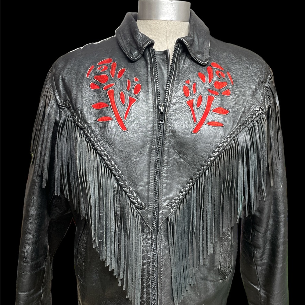Plus Size Motorcycle Jacket - image 1